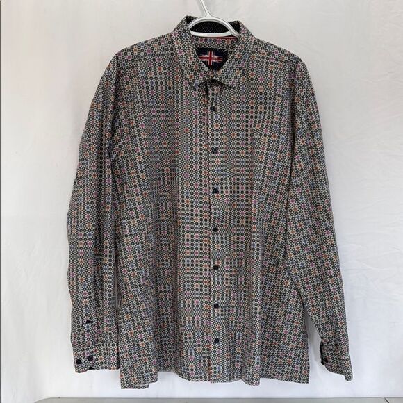 Men's Multicolor Patterned Shirt - Picture 1 of 3